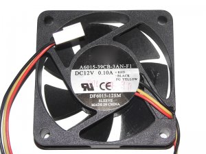 Cooler Master 6015 A6015-39CB-3AN-F1 DF6015-12SM 12V 0.1A 3Wire 3 Pins case fan,6cm cpu fan