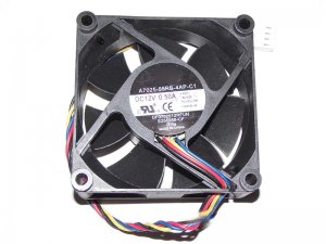 Cooler Master 7025 A7025-55RB-4AP-C1 DF702512RFUN E255988-CF 12V 0.5A 4 Wires Cooler Fan
