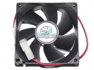 Cooler Master 8CM 80*25mm A8025-22CB-4BN-F1 12V 0.18A DF0802512SELN E255988-CF 2 wires 2 pin Power connector Case Fan