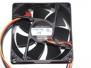 80MM 8025 A8025-25RB-3AP-U1 DF8025M12S DC12V 0.2A 3 Wires 3 Pins 8CM Cooling FAN