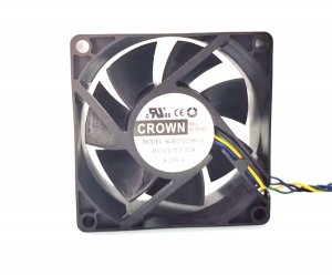 Crown 70MM AGE07025B12U 12V 0.5A 4 Wires PWM Cooling Fan 70x25mm