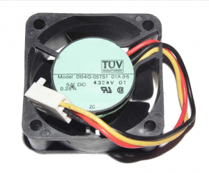 NIDEC 4020 4CM D04G-05TS1 01A 5V 0.25A 3 Wires 3 Pins Cooling fan