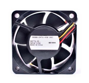 60MM 6025 D06K-24TU NIDEC 24V 0.1A 3Wires 127E87260 6CM Inverter Fan