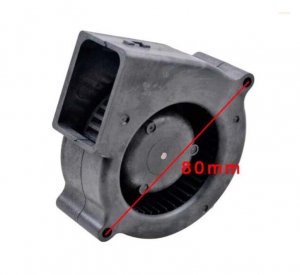 75mm D07F-12SS13 12V 0.40A 2 Wires Projector Humidifier Blower Fan 75x30mm
