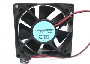 Nidec 8025 8CM D08A-24TU 06 24V 0.11A 2 Wires Case Fan