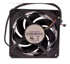 120mm D1225C12B7ZP-62 12V 0.22A 4 Wires Silent Cooling Fan 120x25mm