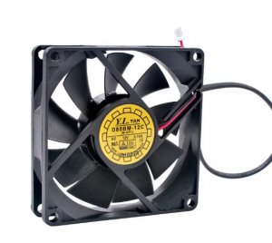 80mm D80BM-12C 12V 0.16A 2 Wires 8CM Power Cooling Fan 80x20mm