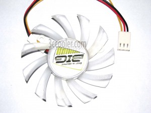 DF7010M12B 12V 0.25A 3 Wires 3 Pins Frameless VGA Cooling fan
