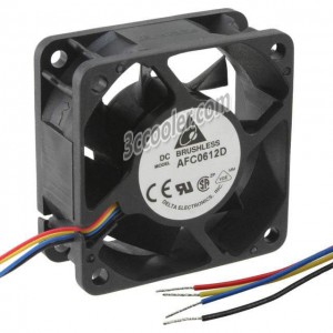 DELTA 6CM 6025 AFC0612D 12V 0.60A PWM 4 Wires 4 Pins case Fan