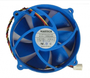 Martech 9cm DF0922512SEMN 12V 0.22A 2.64W 3 wires 3 pins 8 Symmetrical mounting-holes cpu fan