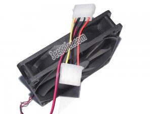 120MM 12025 DF1202512SEL DC12V 0.16A 2 Wires 12CM Power Fan