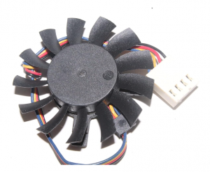 Young Lin DFB500912M 12V 1.6W 4 Wires 4 Pins VGA Cooling fan