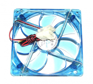 ASPIRE 12025 12CM DFS122512L 12V 0.25A 2 Wires D-Connector Cooler Fan with LED