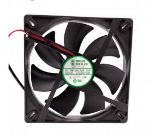 YongLin 13525 DFS132512H 12V 3.0W 2 Wires Silent Chassis Power Supply Cooling Fan 130x25mm