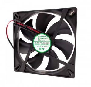 YongLin 13525 DFS132512H 12V 3.0W 2 Wires Silent Chassis Power Supply Cooling Fan 130x25mm