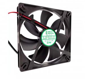 YongLin 13525 DFS132512H 12V 3.0W 2 Wires Silent Chassis Power Supply Cooling Fan 130x25mm