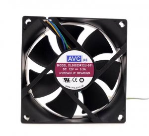 Avc 80mm DL08025R12U-S01 12V 0.5A 4 Wires PWM 8CM Cooling Fan 80x25mm