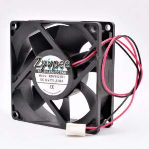 80mm 8025 DC12V 0.08A 2Wires 2Pin 8cm Server Power Cooling Fan