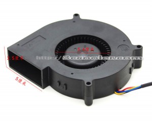 Delta 11CM 11025 BFC1112D FOO DC12V 0.50A 4 Wires 4 Pins Case Fan