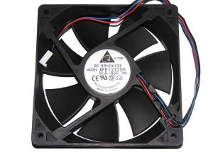 Delta 12Cm 12025 AFB1212SH FOO DC12V 0.80A 3 Wires 3 Pins case Fan