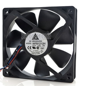 Delta 12025 WFB1212H R00 12V 0.45A 3 Wires Cooling fan for Cisco