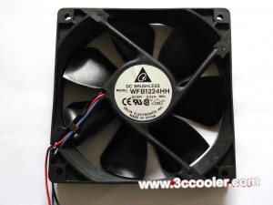 Delta 12025 12CM WFB1224HH RRO 24V 0.32A 3 Wires  Cooling fan
