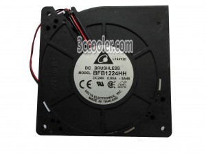 Delta 12032 12CM BFB1224HH -5A45 24V 0.8A 2 Wires 2 Pins Blower Case Fan