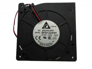 Delta 12032 12CM BFB1224HH -5A45 24V 0.8A 2 Wires 2 Pins Blower Case Fan