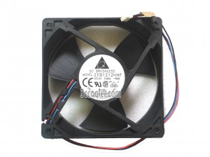 Delta 120x32mm EFB1212HHF R00 12V 0.8A 3 Wires 3 Pins Case Fan Server Cooler