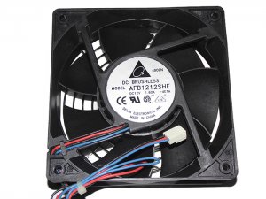 Delta 12038 12CM AFB1212SHE 12V 1.60A 3 Wires 3 Pins Case Fan