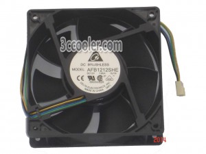 Delta 12038 12CM AFB1212SHE 12V 1.60A 4 Wires 4 Pins Case Fan