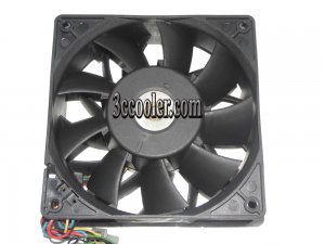 120mm Server Cooling Delta 12038 FFC1212DE 12V 2.4A 4 Wire with light Axial Fan