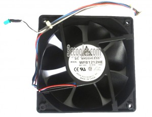 Delta 12038 12CM WFB1212HE F00 12V 0.60A 3 Wires 5 Pins Case Fan with led