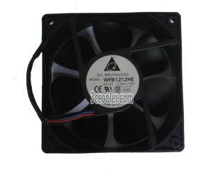 Delta 120x38mm WFB1212HE R00 12V 0.60A 3 Wires Case Fan Server Cooler