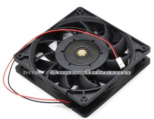 Delta 12CM 12025 FFB1212SH DC12V 1.24A 3700RPM 140.16CFM 2 Wires 2 Pins Case Fan