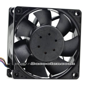 Delta 12CM 12038 THA1248BE DC48V 2.50A HW PN 32030129 318CFM 4 Wires 4 Pins PWM Al Frame Case Fan