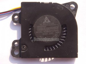 Delta 3CM 3005 GDM610000463  KDB03105HC 5V 0.45A 4Wires DC Blower Cooler Fan