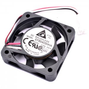 Delta 40x10mm EFB0405HHA DC5V 0.25A 3 Wires Axial Case Fan