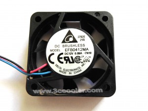 Delta 4010 4CM EFB0412MA -7N18 12V 0.09A 3 Wires Cooler Fan