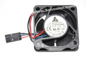 Delta 4020 4CM EFB0405MD W310 5V 0.24A 3 Wires Cooler Fan