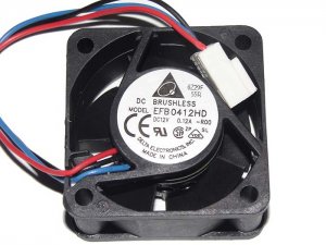 Delta 4CM 4020 EFB0412HD ROO 12V 0.12A 3 Wires 3 Pins Switch Fan