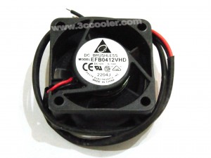 Delta 4020 4CM EFB0412VHD 12V 0.18A 2 Wires Cooler Fan