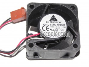 Delta 40x20mm EUB0405MD F00 5V 0.24A 3 Wires 3 Pins Case Fan CPU Cooler