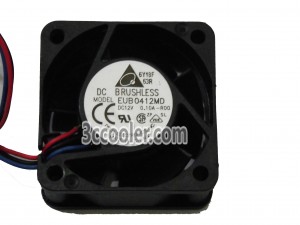 Delta 4020 4CM EUB0412MD 12V 0.1A R00 3 Wires Cooler Fan