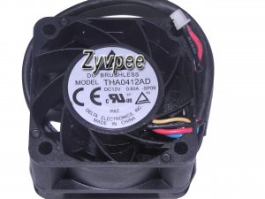 Delta 40*20mm THA0412AD 12V 0.6A 4 Wires 4 pins 4cm case fan cpu cooler cooling fan