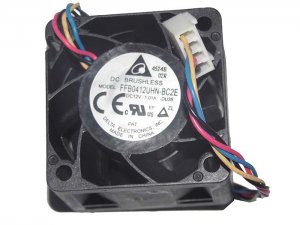Delta 4CM 4028 FFB0412UHN-BC2E DC12V 1.01A 34.03CFM 4 Wires 4 Pins PWM Case Fan