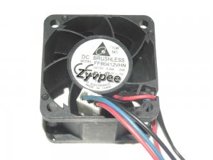 Delta 4CM 4028 FFB0412VHN -FOO 12V 0.24A 3 Wires DC Cooler Fan