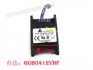 Delta 40*50*34MM GUB0412VHF F00 12V 0.54A 6 Wires Cooler Fan