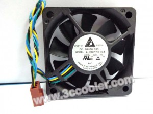Delta 6015 6CM AUB0612HHB-A 12V 0.2A 4 Wires Cooler Fan