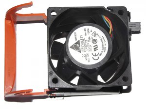 Delta 6038 PFC0612DE 12V 1.68A 4 Wires Cooler Fan with orange bracket